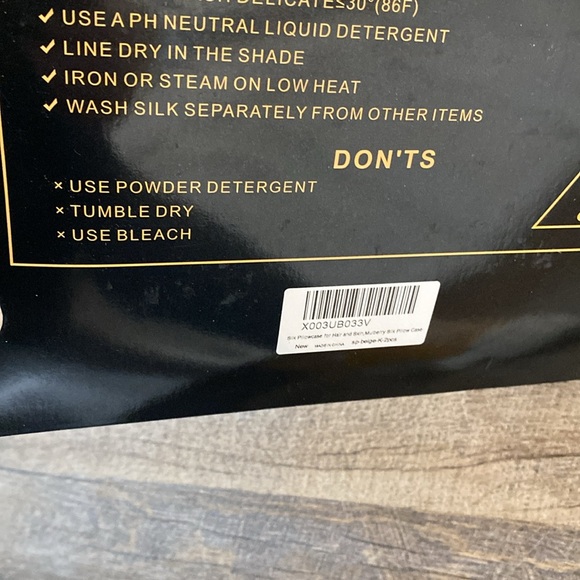 Cream Silk Pillowcase Health Soft Breathable - Picture 3 of 3